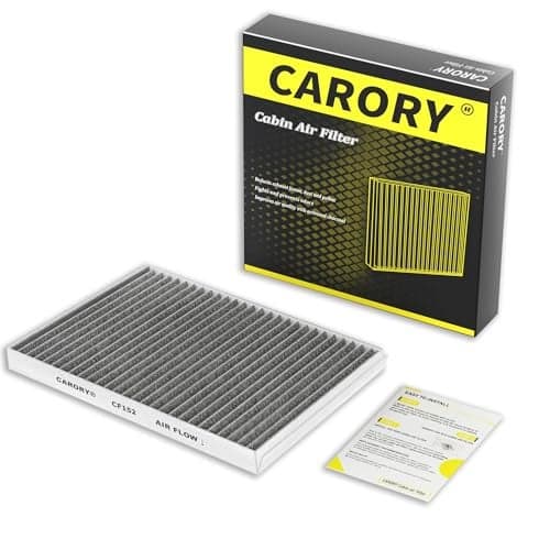 CARORY Cabin Air Filter wActivated Carbon for Ford Mustang 2015 2016 2017 2018 2019 2020 2021 2022 2023 2024 2025 2026 FR3Z19N619A CF12152 FP78