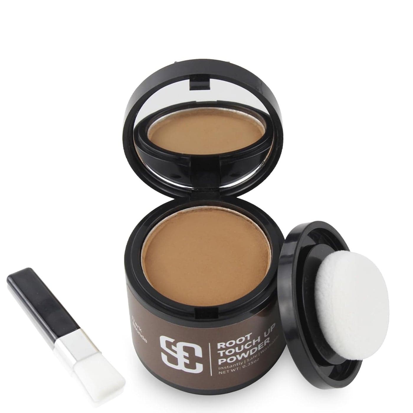 SOVONCARE Hairline Powder Hairline Shadow Gray Hair Coverage Touch Up Hair Powder for Thinning Hair for Women Hair Root Touch Up Powder Hair Root Cover Up Conceals Hair Loss Dark Blonde 035 oz