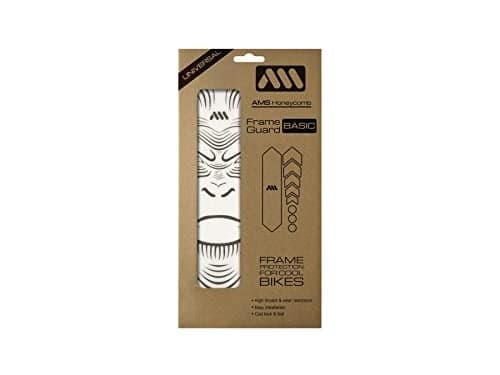 All Mountain Style Bike Frame Protector Universal Fit - 9-Piece Set for Down Tube, Chainstay, Cable Wear, High-Impact Honeycomb PVC to Protect Your Bike from Scratches, Chips and Dings