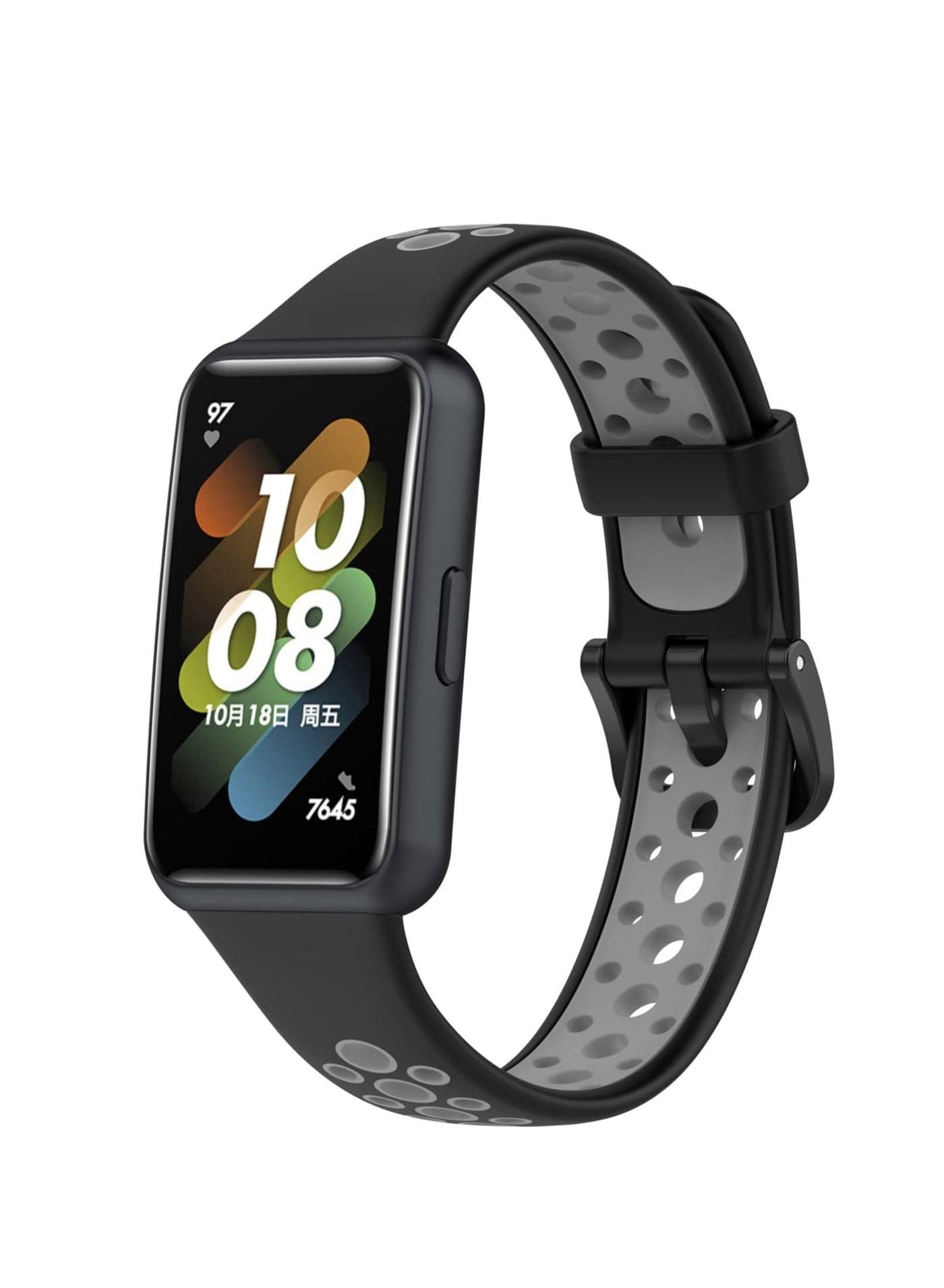 For Huawei Band 7 Strap Silicone Sport Replacement Strap Smart Watchband