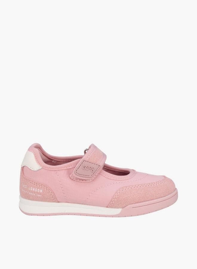 Girls Hook & Loop Mary Jane School Sneakers