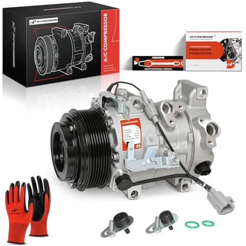 A-Premium Air Conditioner AC Compressor with Clutch Compatible with Toyota Avalon 3.5L 2007-2012, Camry 3.5L 2007-2011, Sedan