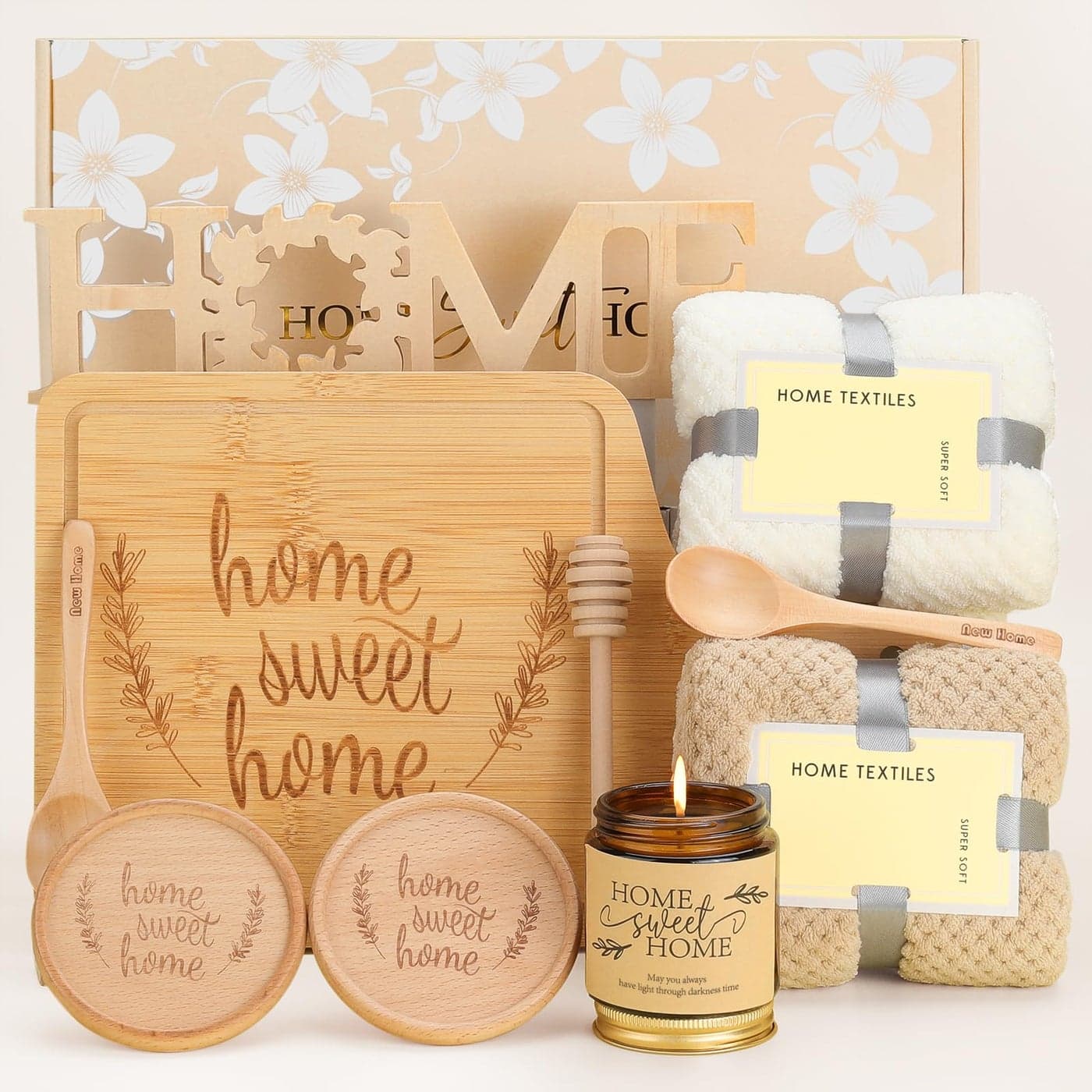House Warming Gifts New HomeHousewarming GiftNew Home Gifts IdeasRealtors Closing Gifts for Home BuyersHome Sweet Home Bamboo Serving Board for Couple Women Men