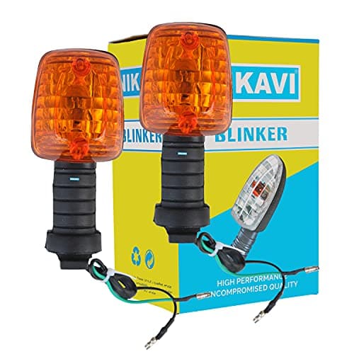 NIKAVI INDA28 Blinker Indicator Assly. Compatible for TVS Super XL (New Models) (Set of 2)