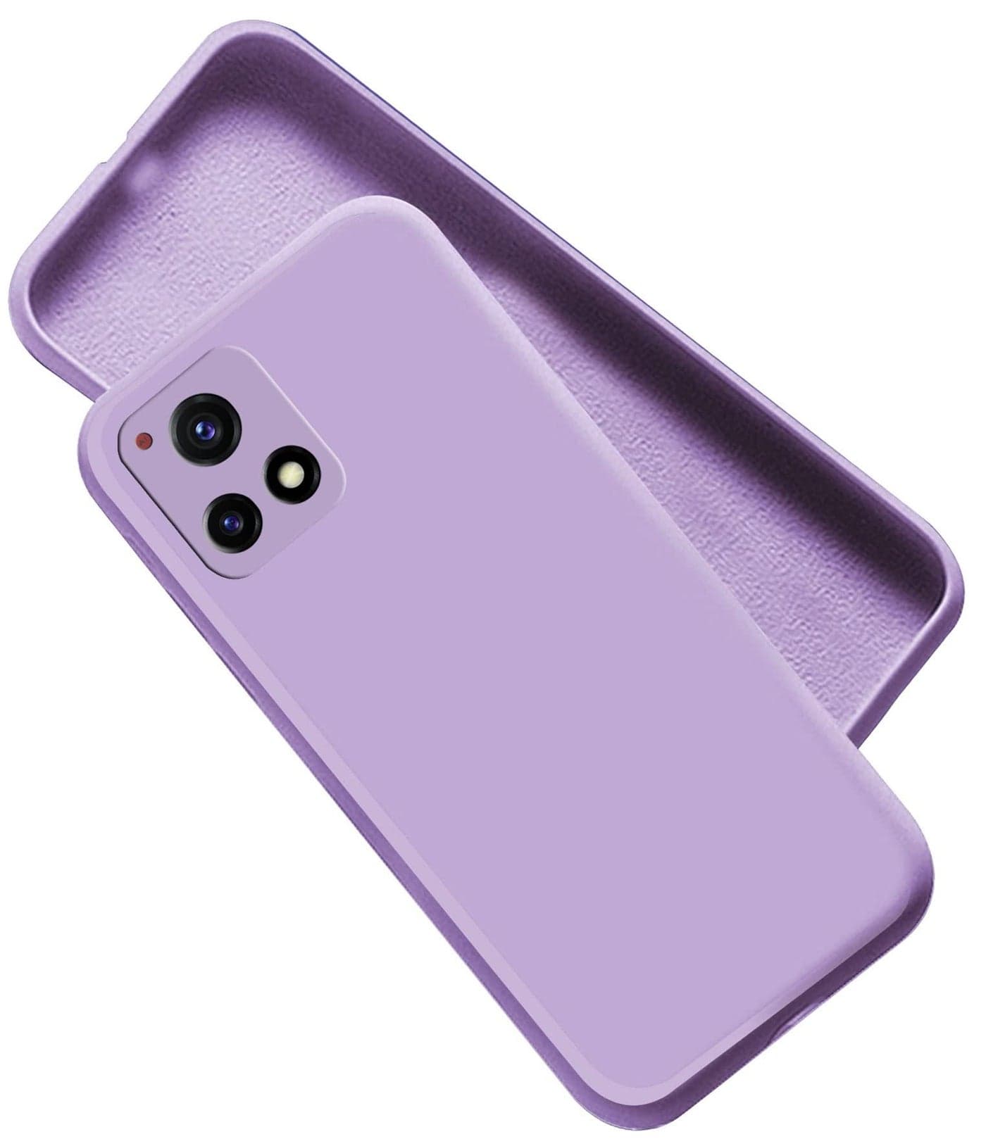 A rtistque Back Cover Case for Vivo Y72 5G with Camera Protection | Shockproof TPU | Stylish Protective Design | Slim Fit | Ultra Matte | Vivo Y72 5G Back Cover - Purple