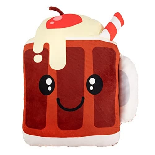 Scentco Smillows Patented Gourmet Scented Stuffed Plush Pillows Root Beer Accent Throw Decorative Pillows Kids Room Decor Gift for Kids