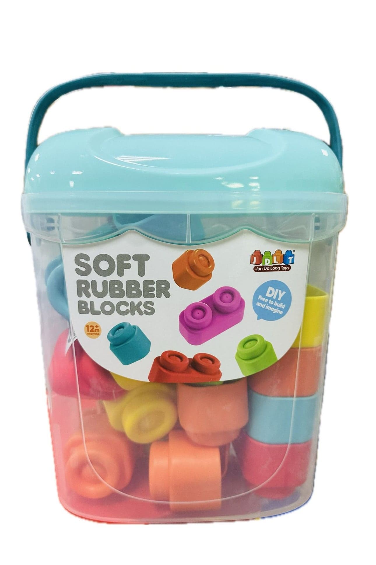 JDLT Soft Rubber Bulding Blocks 25-Pcs 6089