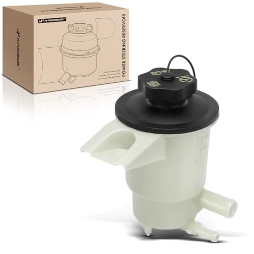 A-Premium Power Steering Reservoir/Tank with Cap Compatible with Ford Explorer 2006-2007, Explorer Sport Trac 2007, Mustang 2005-2009 & Mercury Mountaineer 2006-2008