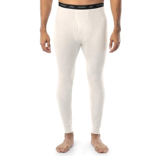 ColdPruf Men's Basic Active Wear Pants, Winter white, 3X