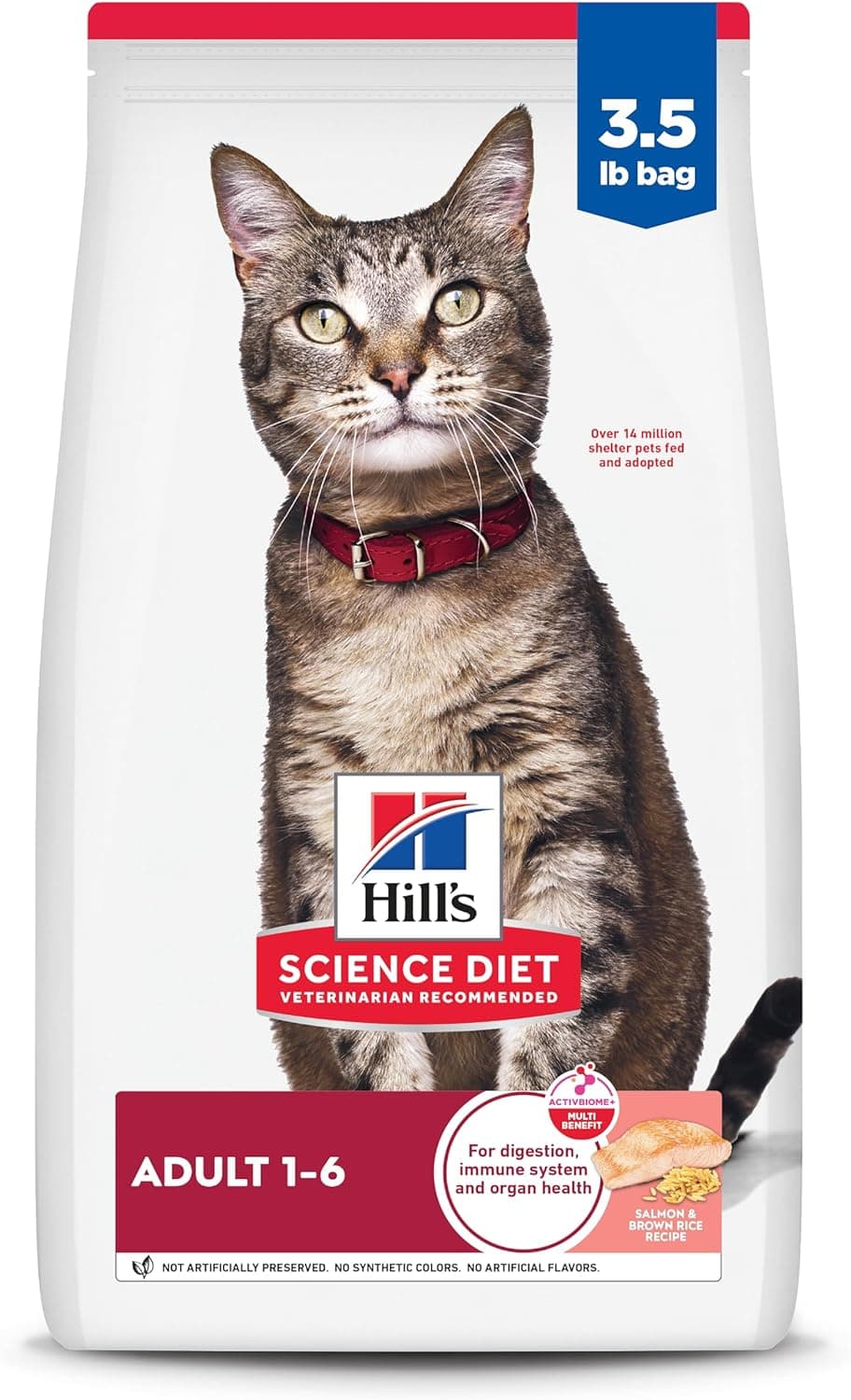 Hills Science Diet Adult 16 Adult 16 Premium Nutrition Dry Cat Food Salmon Brown Rice 35 lb Bag