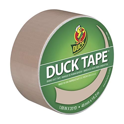 Duck Brand 283264 Color Duct Tape, Single Roll, Beige, 60 Foot