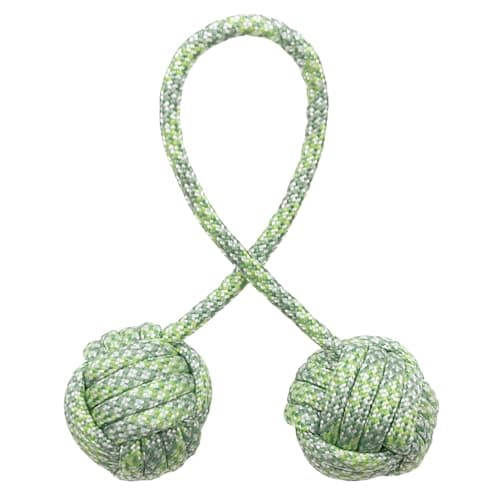 Fidget Beads Skill Toys Fidget Toys Parachute Cord and Steel Beads Handmade Fidget Beads Beginners Worry Beads Portable EDC Leisure Toys Green