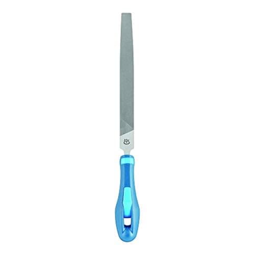 Pferd - 11010P PFERD Flat Hand File with Handle, American Pattern, Double Cut, Rectangular, Coarse, 10" Length, 31/32" Width, 1/4" Thickness