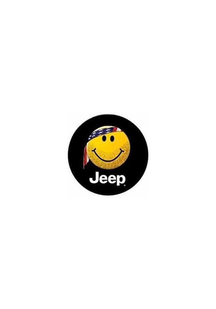 Mopar Jeep Smiley Face Spare Tire Cover - OEM P255/75R17