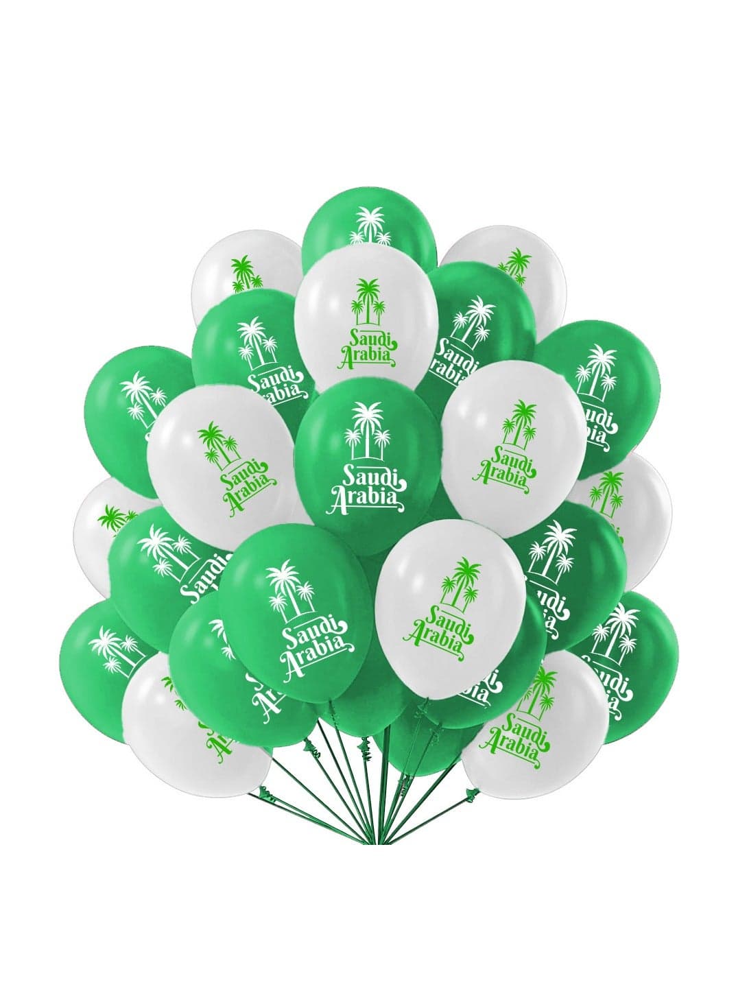 Saudi National Day Latex Balloons – Perfect for Decorating Parties, Schools, and Celebrations – Ideal Souvenir and Party Favor for Celebrating Saudi National Day Events