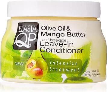 ELASTA QP Olive Mango Butter Leave In Conditioner 15oz 15 Oz 597150