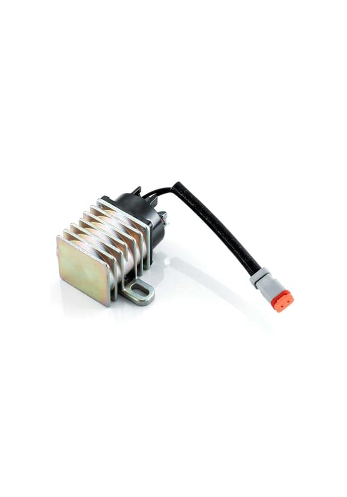 2418368 Relay Solenoid 3740150 2915064 for Caterpillar Engine C32 C27 C18 C93 C93B C44 C13 C15 Compatible with JLG Vertical Mast Lift 1230ES 1930ES 2032ES 2630ES 2030ES 2632ES 2646ES 3246ES