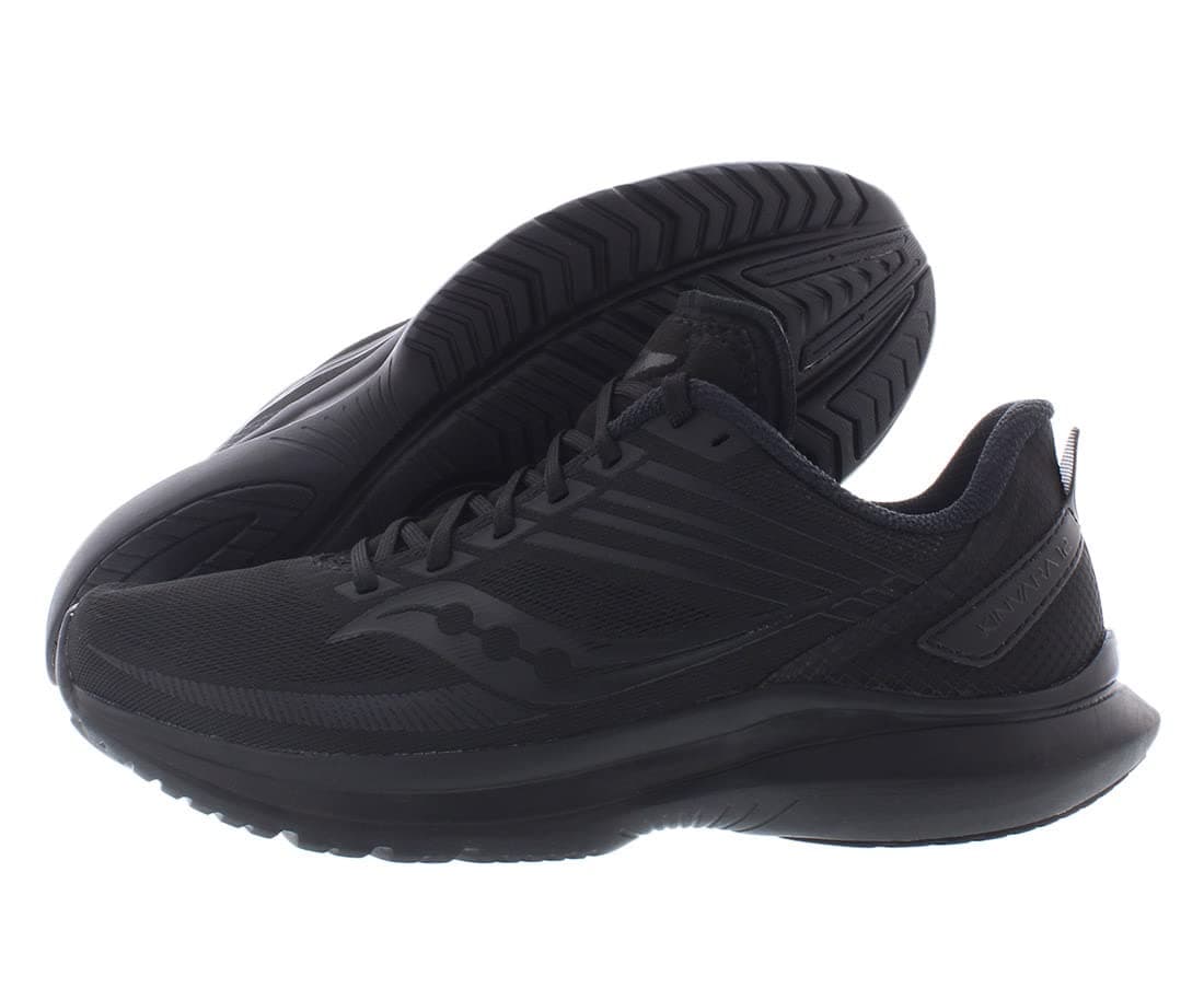 Saucony Running Kinvara 12 Womens Shoes Size 85 Color Triple BlackBlackBlack