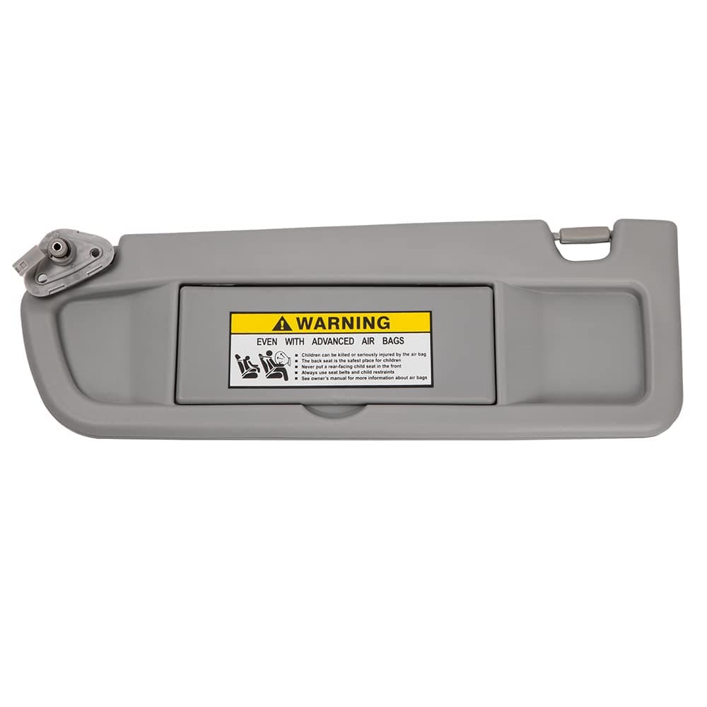 HIMIKI Left Driver Side Sun Visor Sunvisor Compatible with 2006 2007 2008 2009 2010 2011 06 07 08 09 10 11 Civic Replaces 83280SNAA01ZC Light Gray