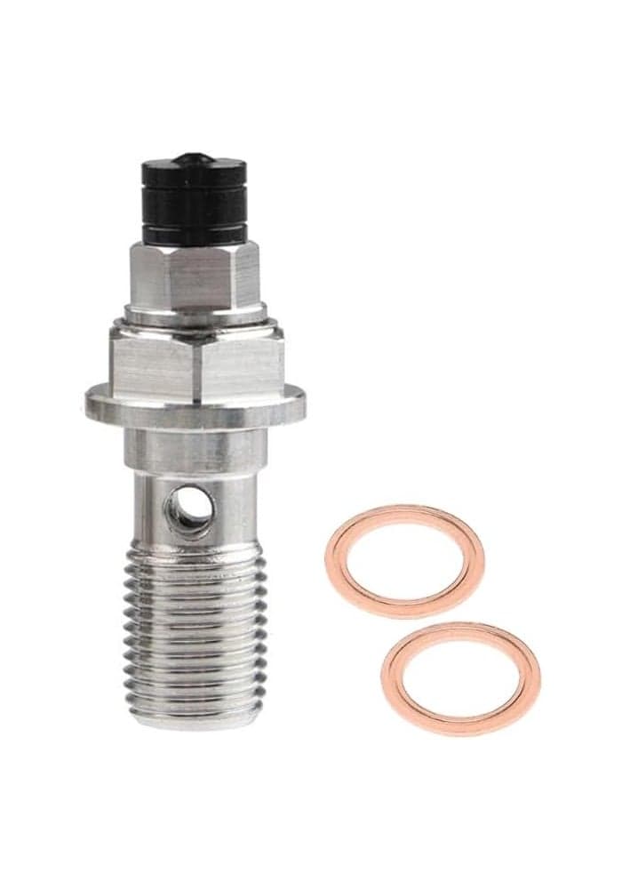 LE LEFOSSI M10x1.25mm Stainless Steel Banjo Bolt Bleed Screw