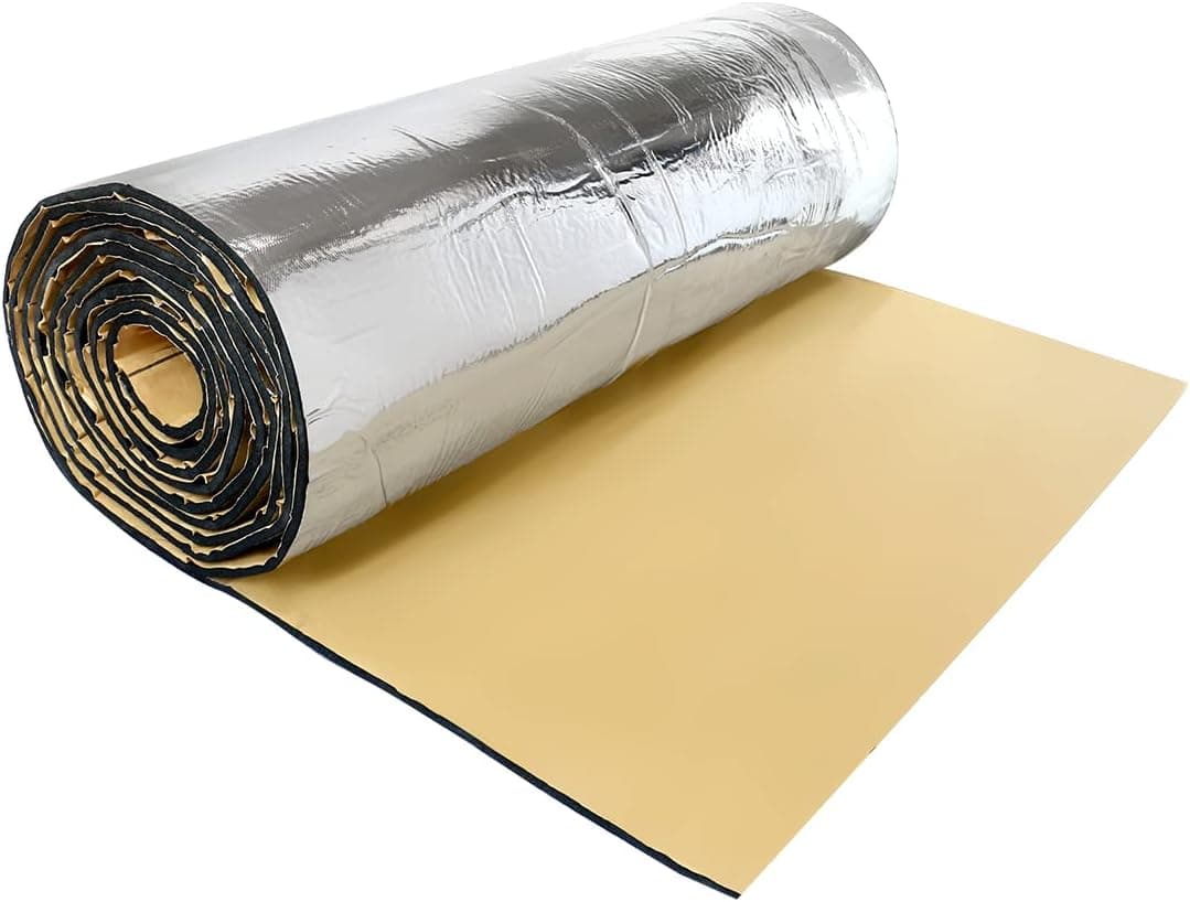 uxcell 394mil 32.29sqft Car Auto Firewall Heat Sound Deadener Insulation Mat 118" x 40"