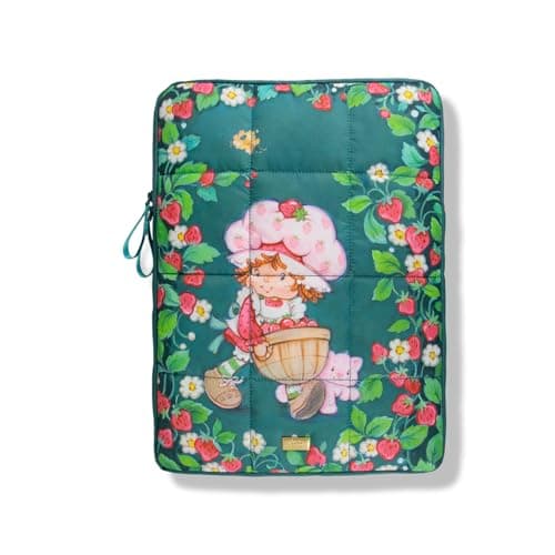 Sonix | Puffy Laptop Sleeve | 15-16 Inch, Quilted Pillow Puffer Laptop Carrying Case, Computer Sleeve | Strawberry Shortcake & Custard