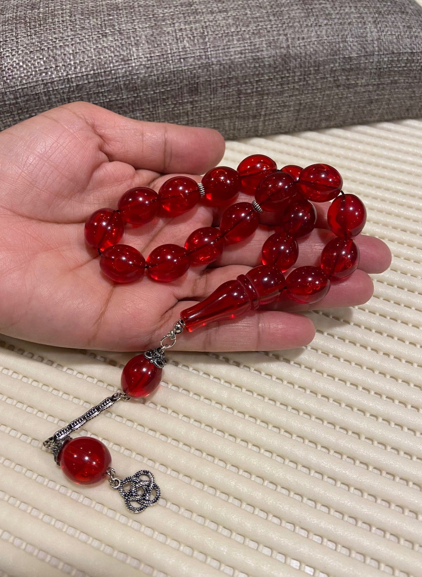 Faturan Prayer Beads For Men 17 Beads Size 13.5mm*15.5mm