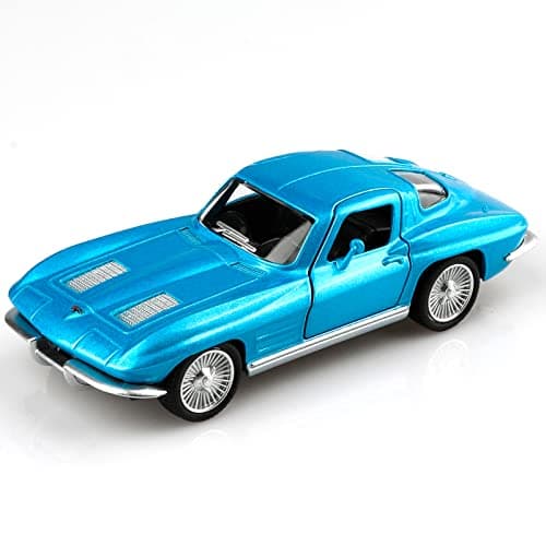 TOKAXI 136 Scale 1963 Chevy Corvette Diecast Cars ModelsPull Back Vehicles Toy CarsCars Gifts for Boys Girls