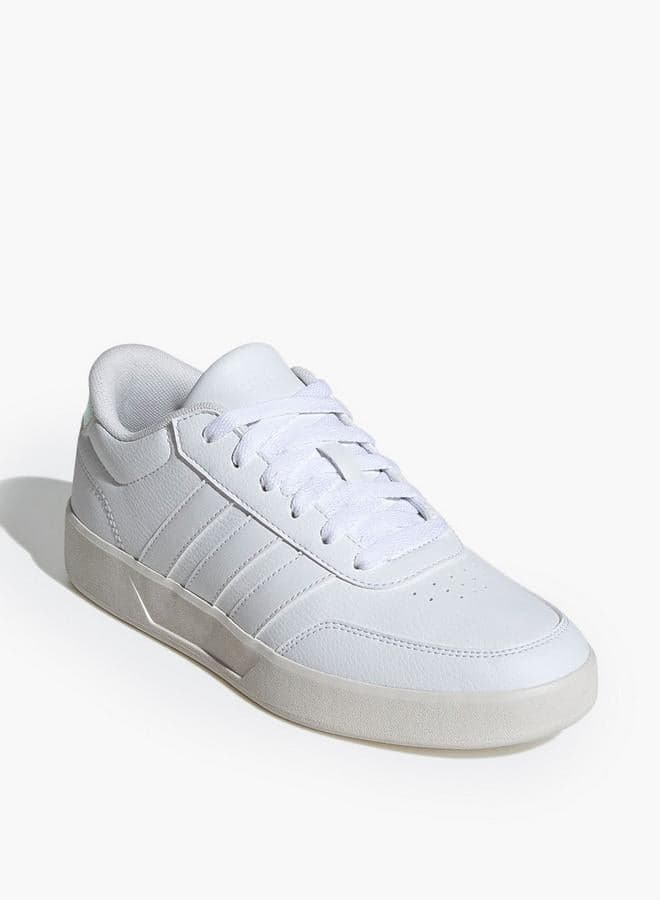 Women BREAKNET 3.0 Perforated Lace-Up Sneakers — 40