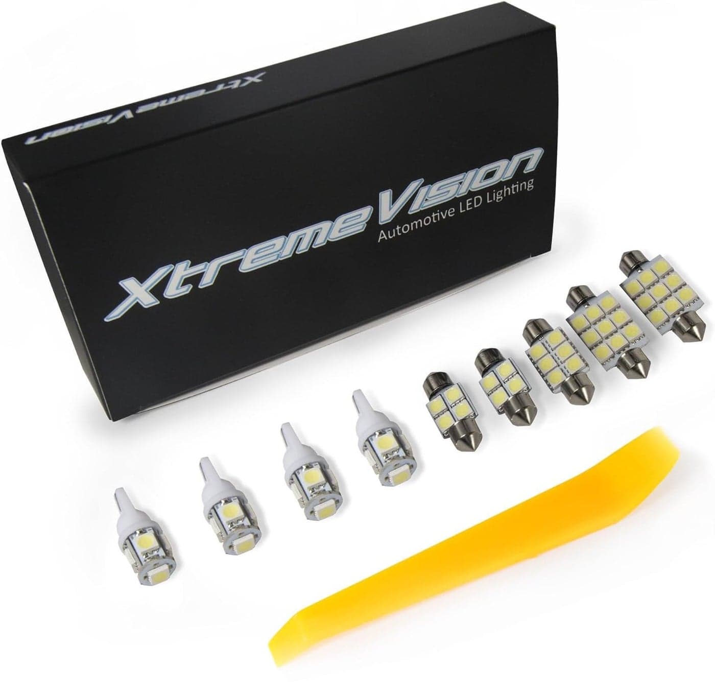 XtremeVision Interior LED for Nissan Pathfinder 20132015 9 Pieces Cool White Interior LED Kit Installation Tool