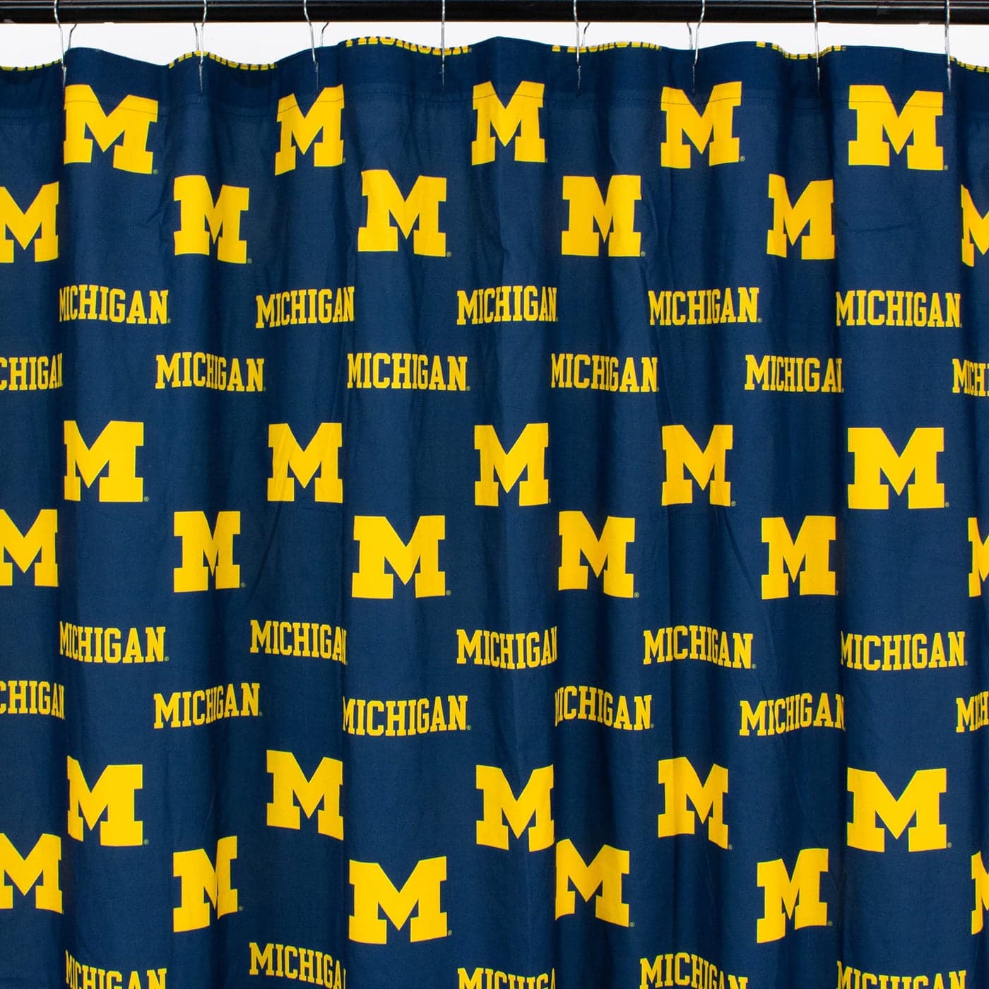 College Covers Everything Comfy Michigan Wolverines Bright and Colorful Shower Curtain Cover 70 x 72