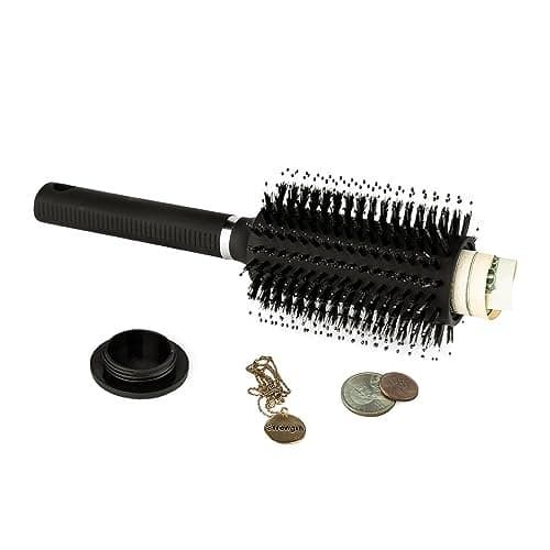 Livebe Hair Brush Diversion Hidden Safe,Can Safe to Hide Money,Secret Safes,Perfect for Travel or At Home (Black)