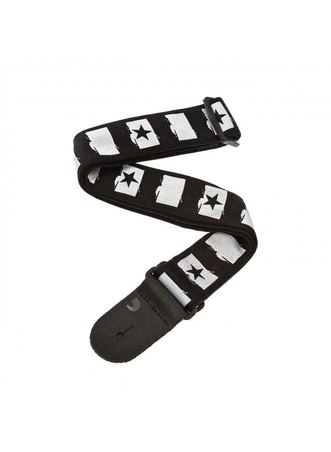 D'Addario Accessories Guitar Strap - Guitar Accessories - Acoustic Electric Guitar Strap & Bass Guitar Strap - Woven - Rock Star, 50mm, 50C01