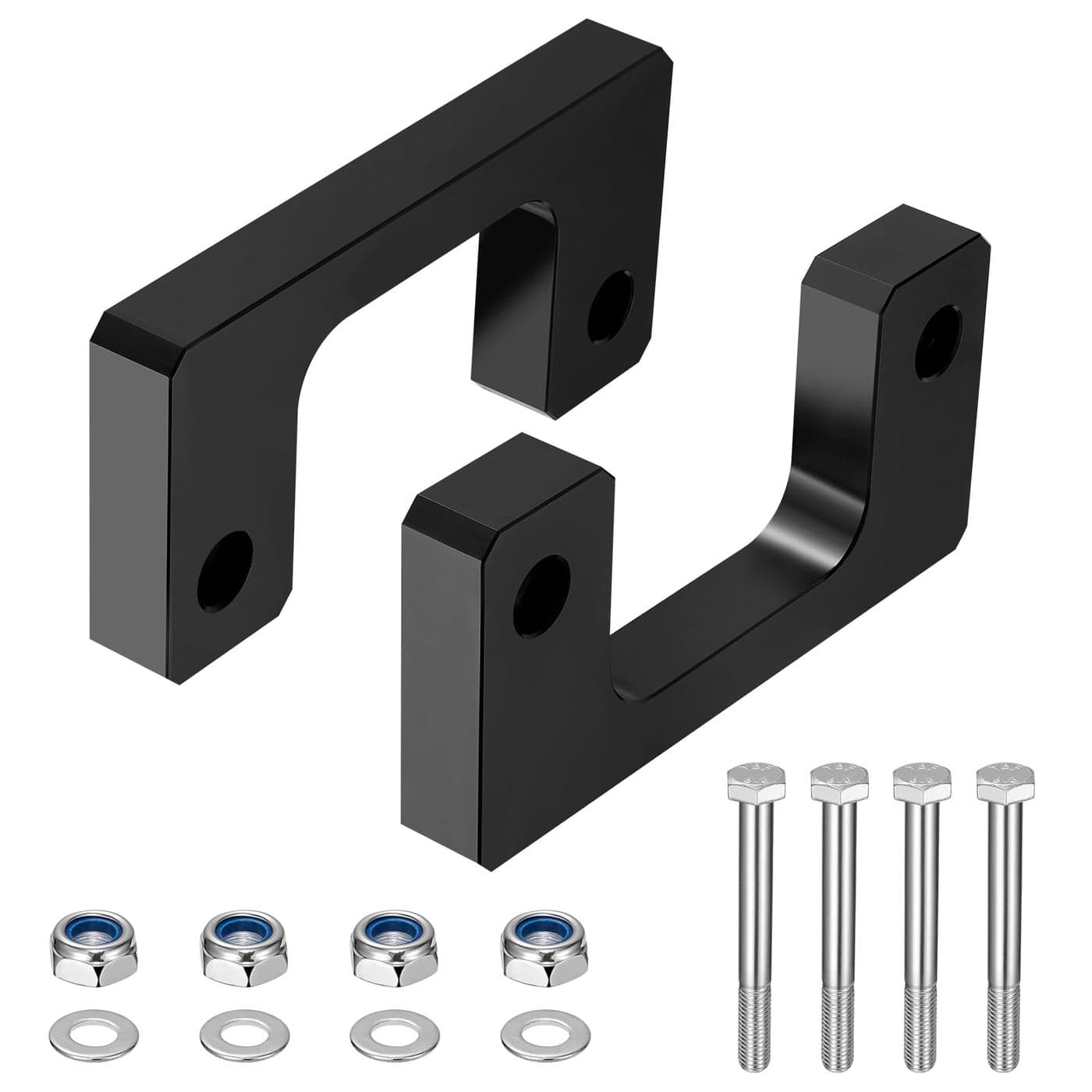 BDFHYK 1 Front Leveling Lift Kits Suspension Spring Strut Spacer Lift Spacers Compatible with Chevrolet Silverado 1500 for GMC 1500 20072019 6061T6 Aluminum