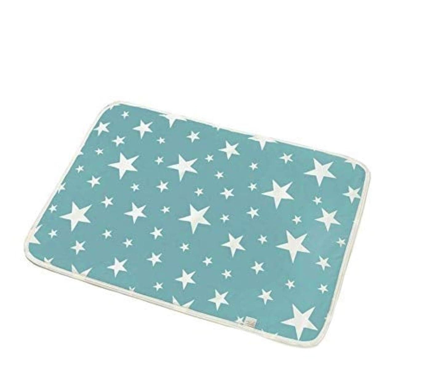 SYGA Baby 1 Piece Large Waterproof Bed Protector Dry Sheet,Washable Reusable Bed Protector_Blue Star