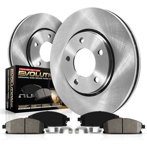 PowerStop Rear Brake Kit for Hyundai Azera 201217 Sonata 201115 Kia Optima 201116 Z17 Ceramic Brake Pads Disc Rotors Replacement KOE5381