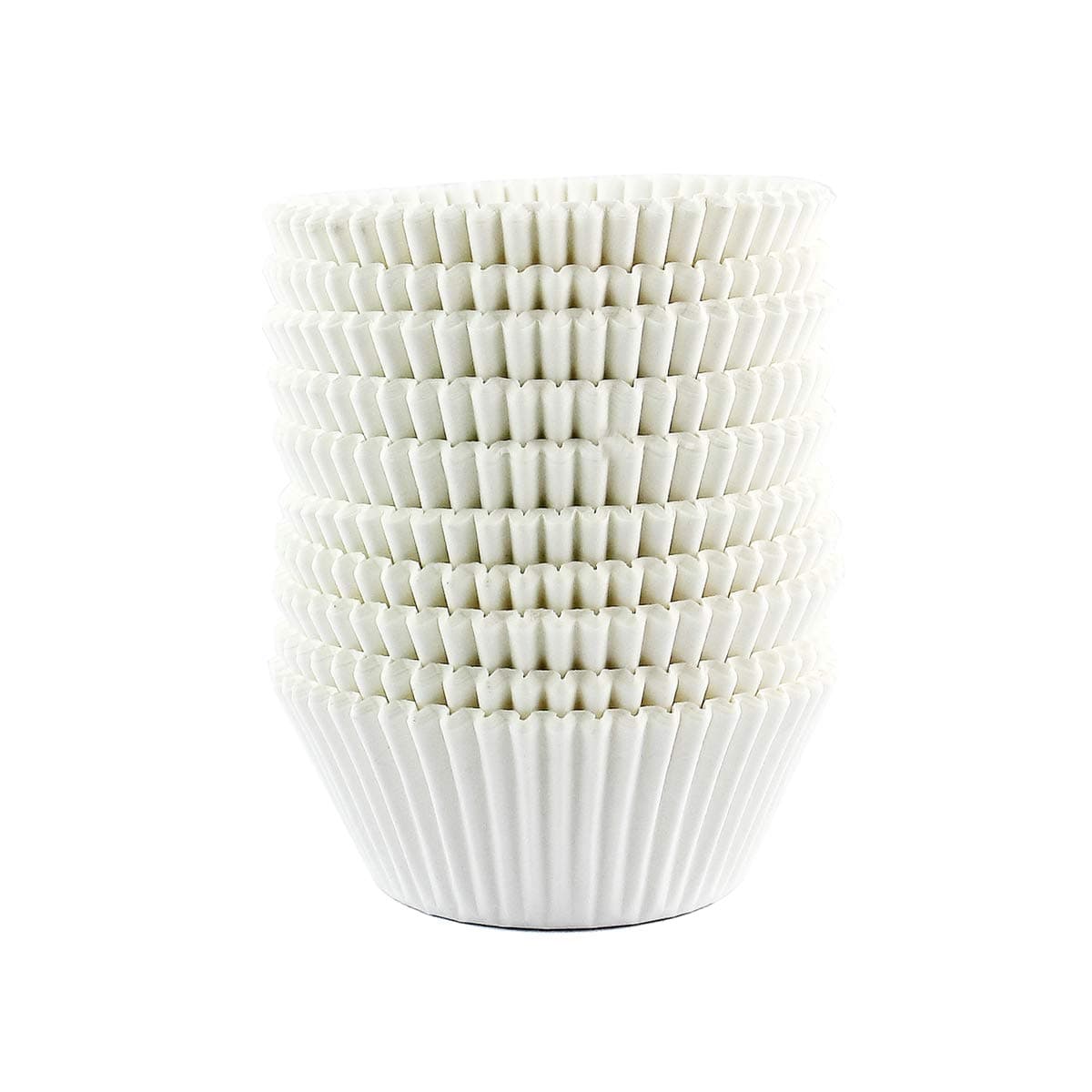 Warmparty Baking Cups Cupcake Liners Standard Sized 300 Count White