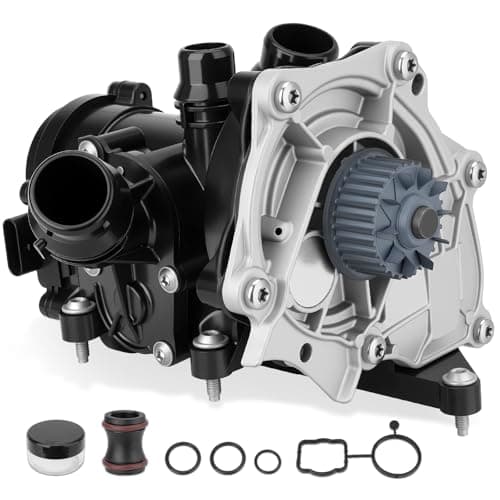 GDUKOP 06L121111P Engine Water Pump Thermostat Assembly with Gaskets Compatible with VW Arteon Jetta Golf Passat GTI, Audi A3 A4 A5 Q3 S3 TT, 1.8L 2.0L L4, Replace # 06L121111F, 06L121111H, 06L121012L