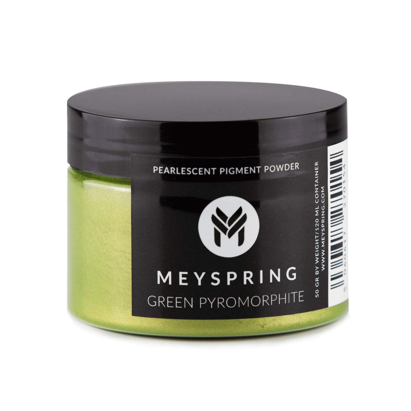 MEYSPRING Green Pyromorphite Epoxy Resin Color Pigment 50g Mica Powder for Epoxy Resin