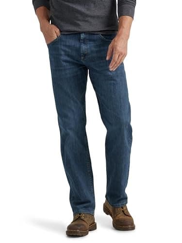 Wrangler Authentics Men's Classic 5-Pocket Relaxed Fit Flex Jean Slate Flex 40W x 29L