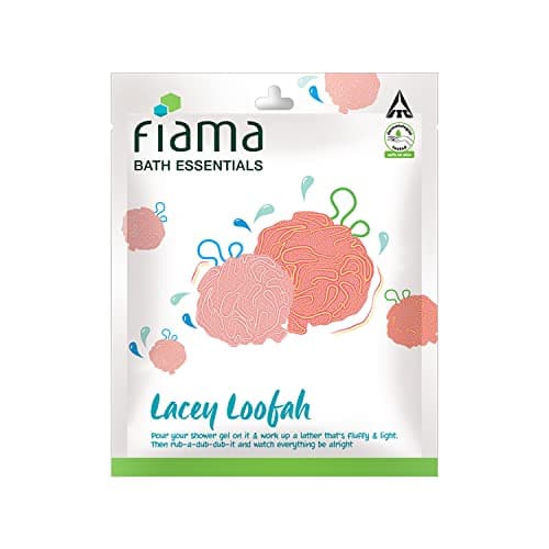 Fiama Bath Essential Lacey Loofah, Dermatologist Tested, Safe on Skin, Pack of 1, Soft, Exfoliated and Energized Skin