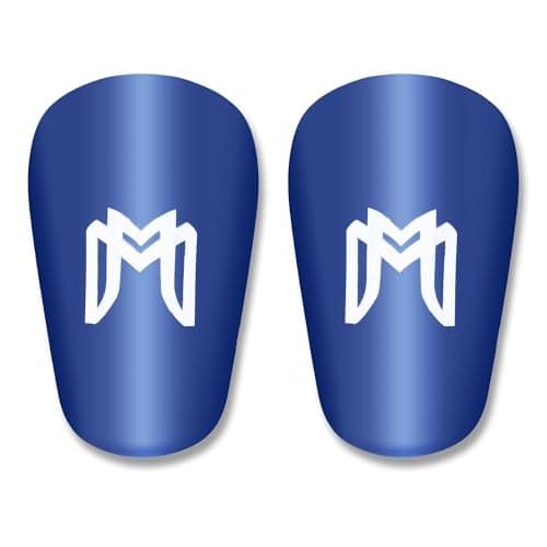 MediCaptain MiniGuards - Mini Shin Guards for Soccer Players - Tiny Shin Pads for Men, Women, Teens - Miniature Shin Guards 3.9 x 2.4 inch - Perfect for High Level Soccer Athletes (Blue)