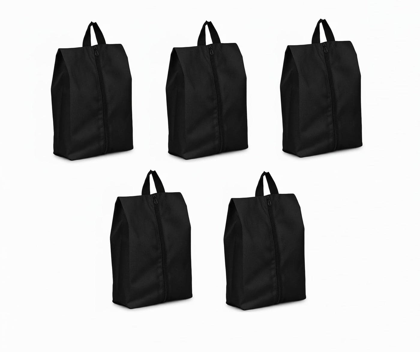 SWAZE Premium Shoe Bag for Travel | Shoe Pouch, Shoe Cover for Storage, Shoe Bags for Travelling, Shoe Organizer for Travel, Shoes Packing Pouch, Shoe Pouch for Storage & Washable Covers (BLACK 5 pcs)