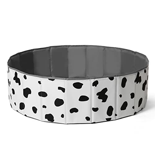 Baby Ball Pit for Toddlers13 Foldable Kids Ball Pits Play Tent Crawl Playpen Ball Pool Playhouse with Storage Bag for Boys Girls Dogs Cats Festival Play Balls Not Included Cow