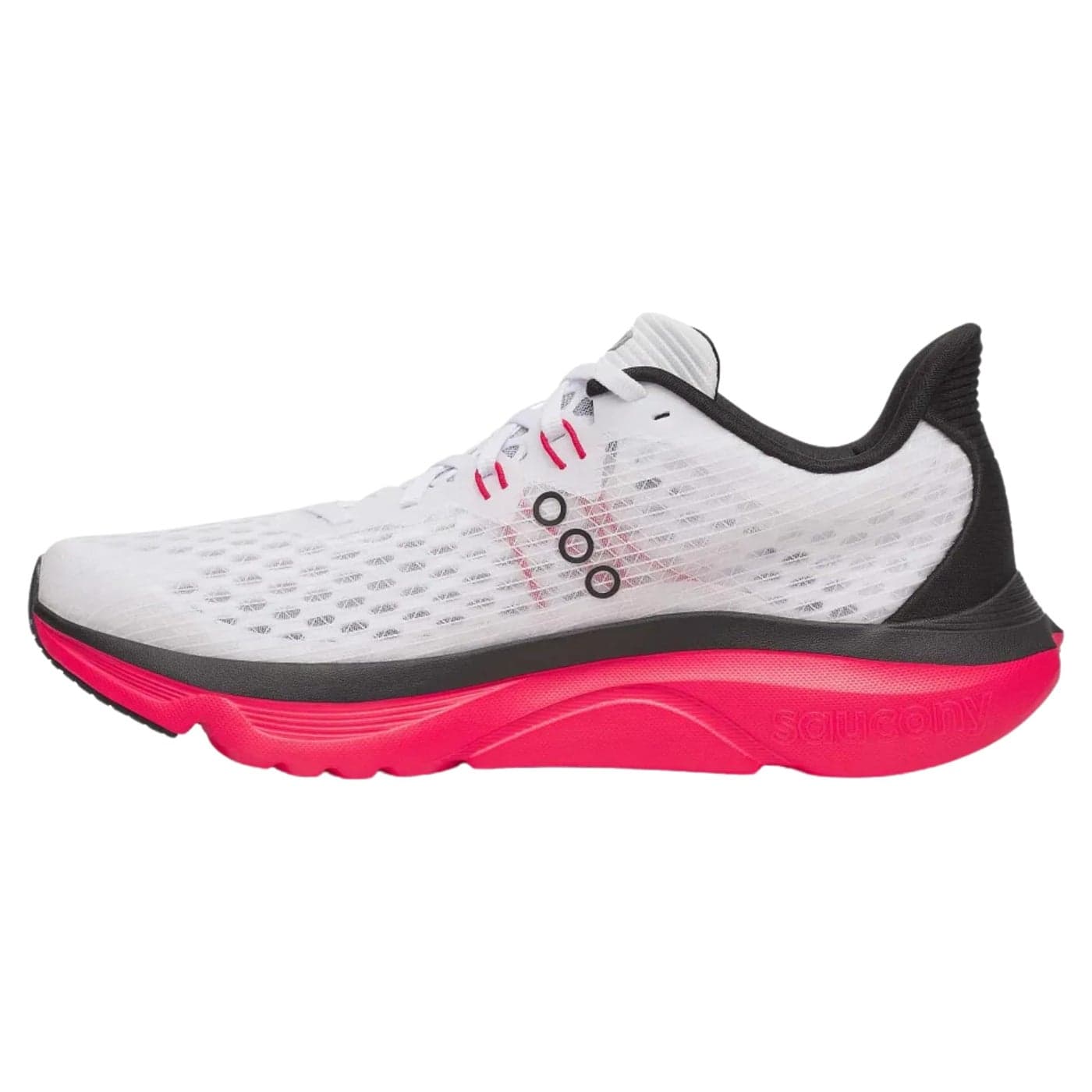 Saucony Mens Kinvara 16 Sneaker WhiteRED 75