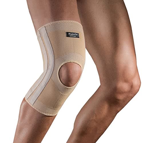 BingboPro Professional Knee Brace With Stabilizer For Men Women,Compression Knee Sleeve Support Brace for Pain Relief, Fast Recovery,Meniscus Tear,ACL,MCL,Arthritis,Running,Sport Protection