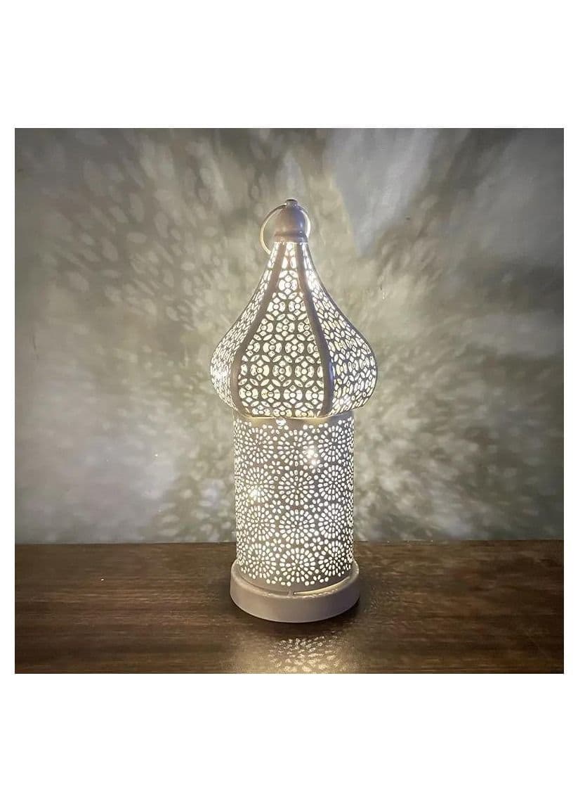 Ramadan Hollowed-out Led Lantern Iron Home Bedroom Living Room Decorative Lights