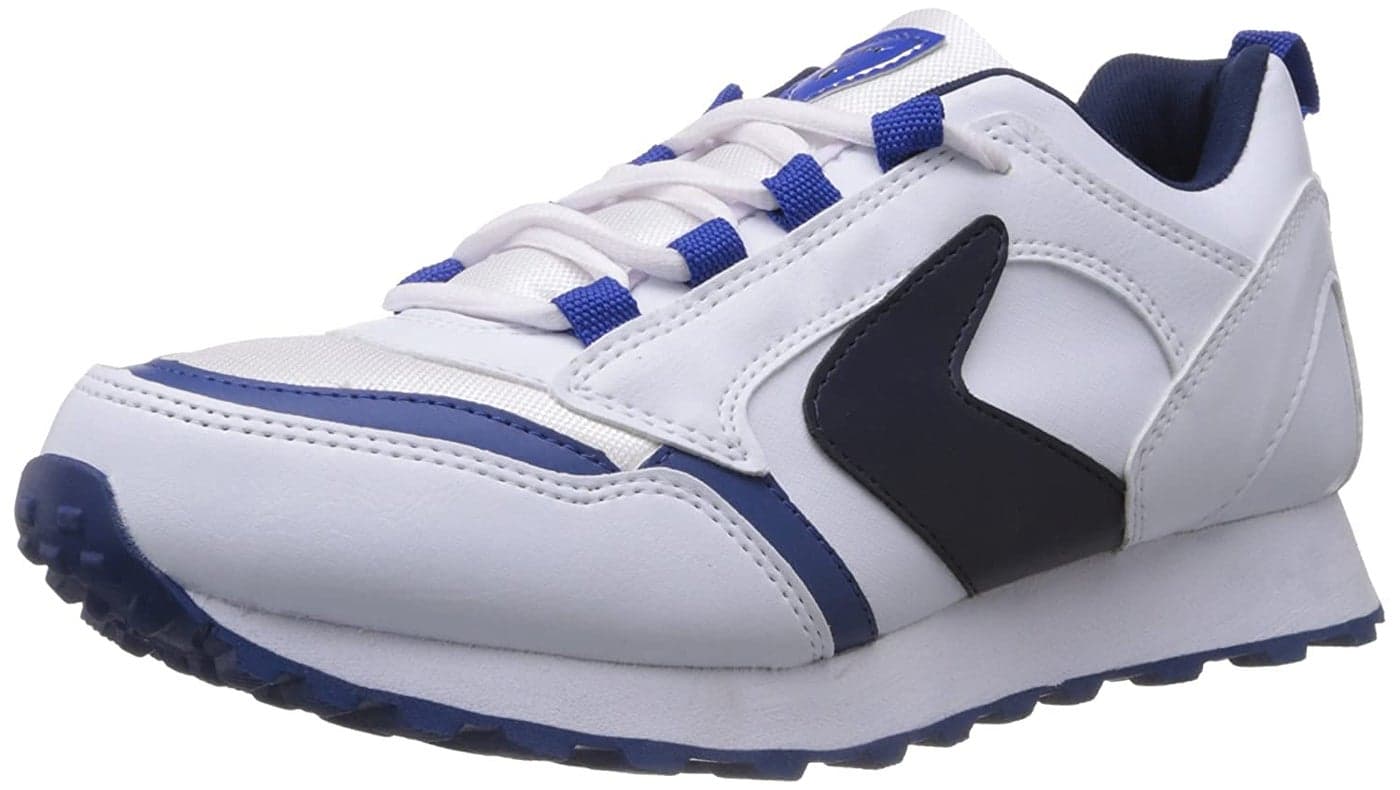 SPARX Mens Sx008bg White Navy Blue Running Shoe - 7 UK (SM-008B)