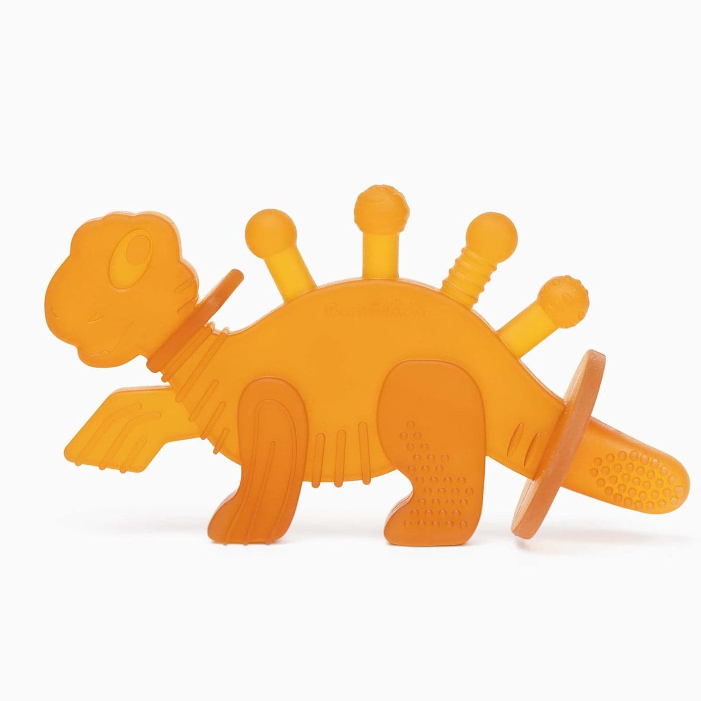 Baby Teether Toy and Training Toothbrush Dibly The Dino Baby Teething Toys BPAFree Teethers Inspired by Nature with Natural Rubber Pacifier