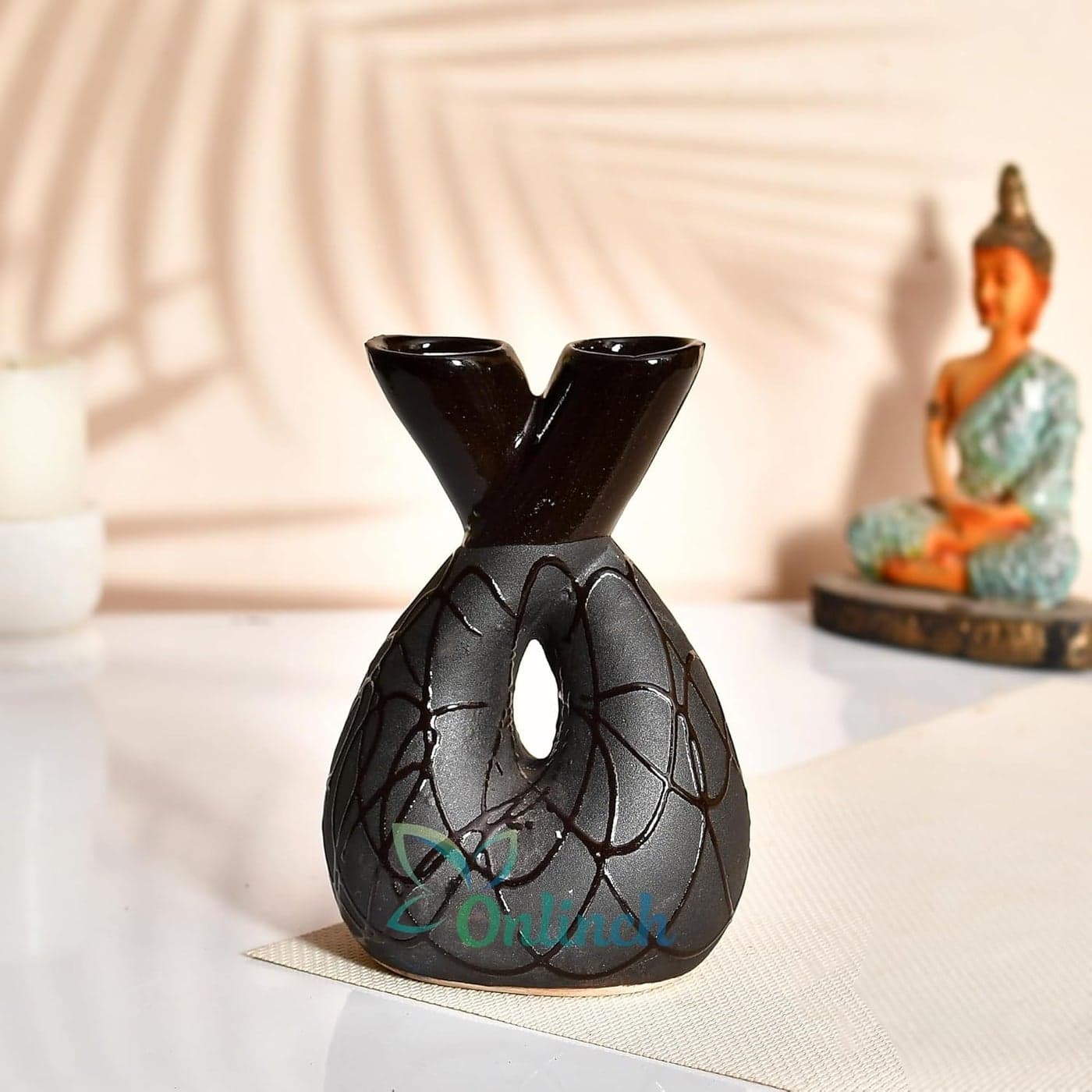 Flower Stand Vase Flower vase Ceramic vase Flower Pot for Home Pack of 1 Pcspotbs093